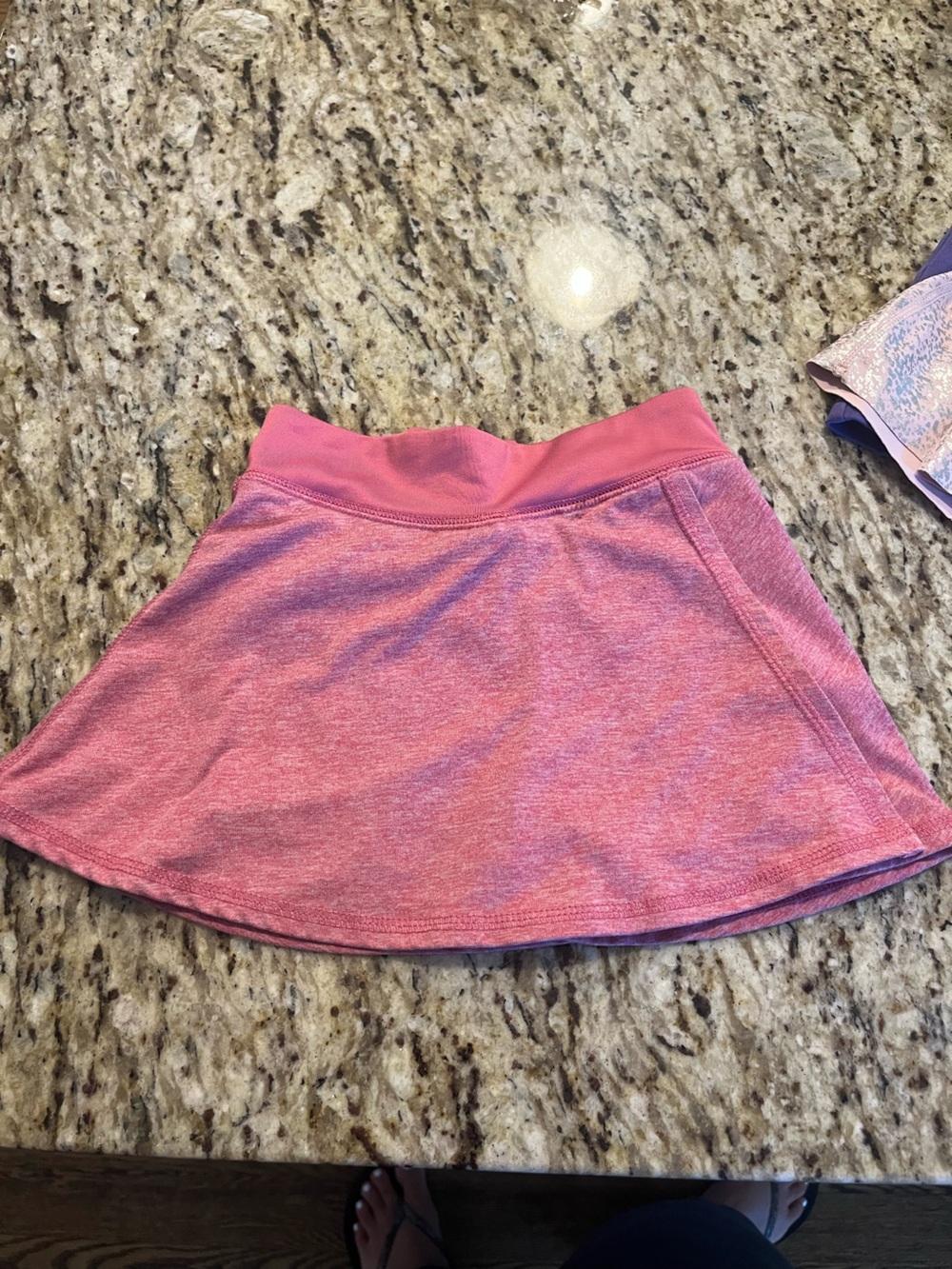 OshKosh B'gosh Girls Pink Heather Athletic Skort